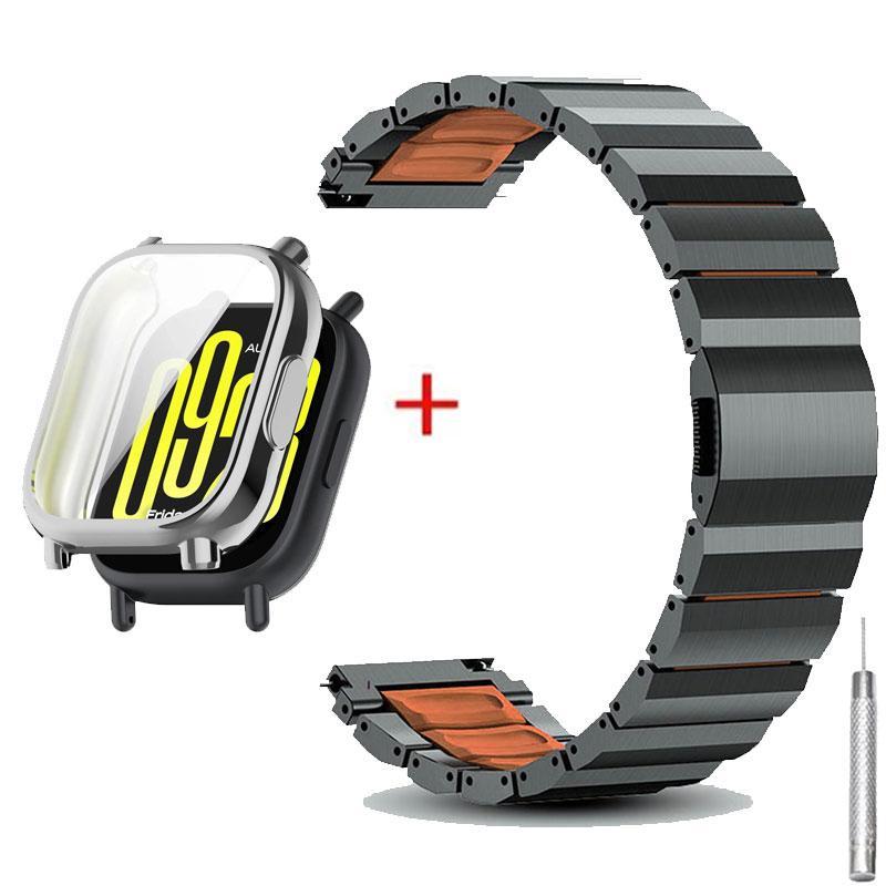 Xiaomi Luxury Watch - PC Case + Metal Strap for