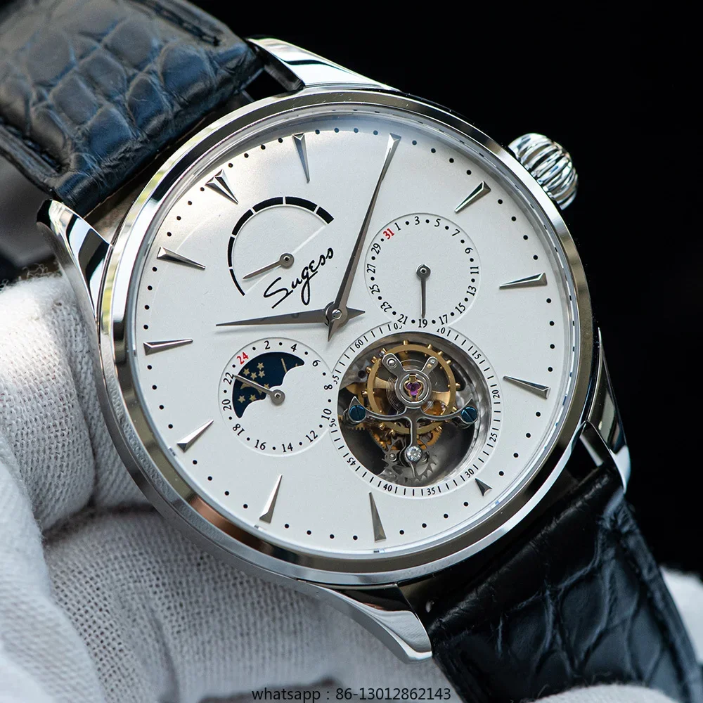 Tourbillon Movement Watch - 8007 Tourbillon Movement Multifunctional Mechanical Men's