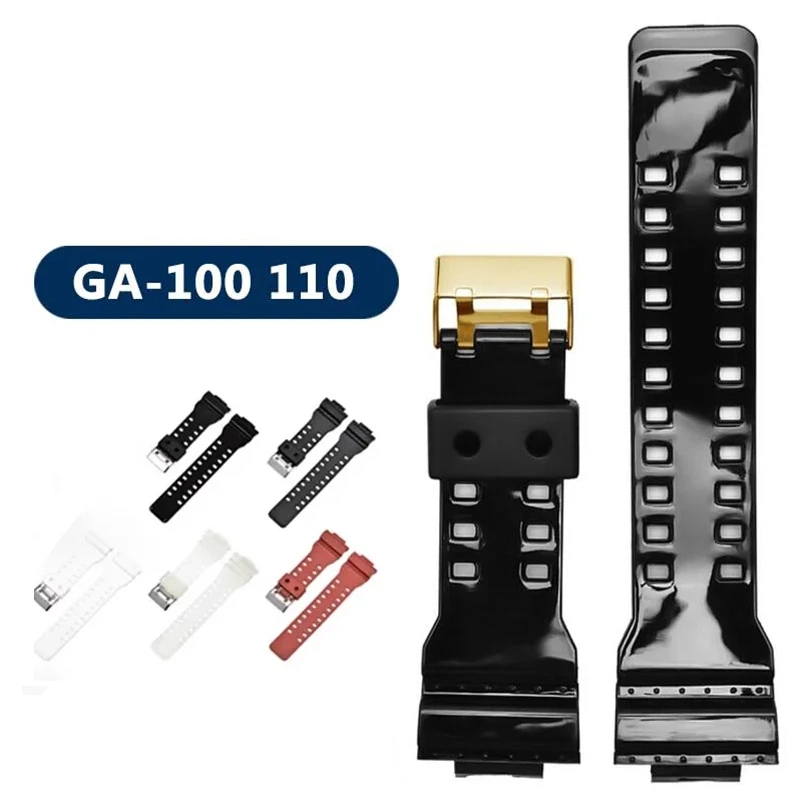Luxury Watch G Shock - Strap for Casio G-Shock GA-100/110/120/140/200/400/700/800 GD-100/110/120