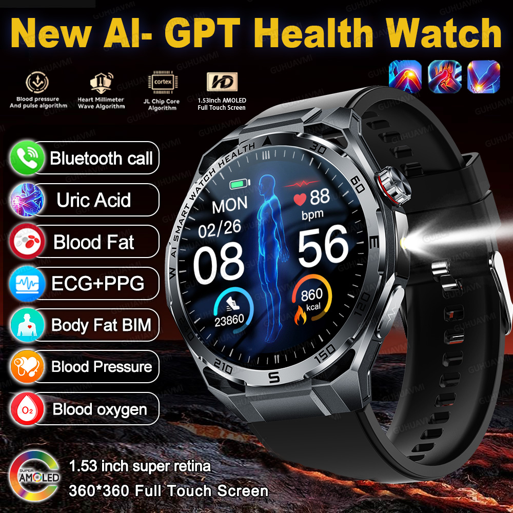 Gmt Dual Timezone Watch - 2026 New Accurate AI Diagnosis Smart