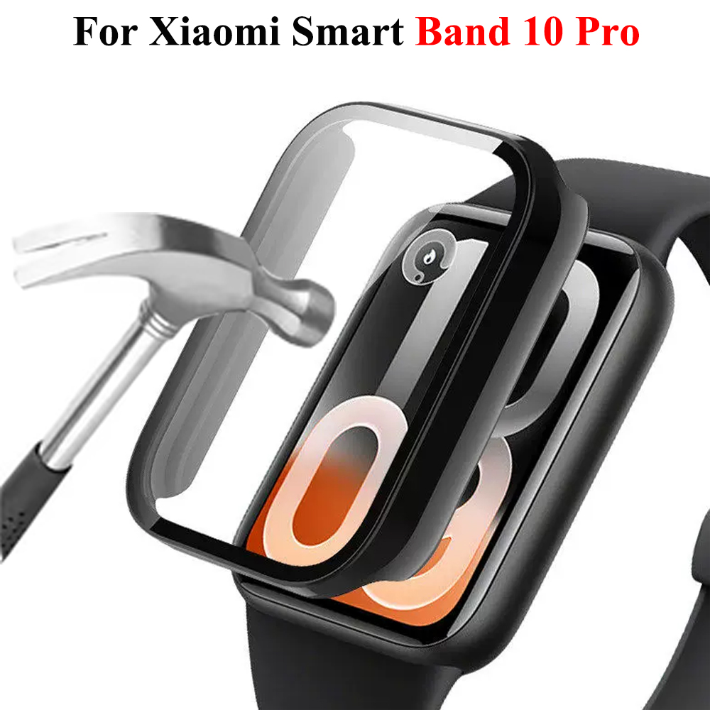 Xiaomi Luxury Watch - Glass+Case For Xiaomi Mi Band 10Pro