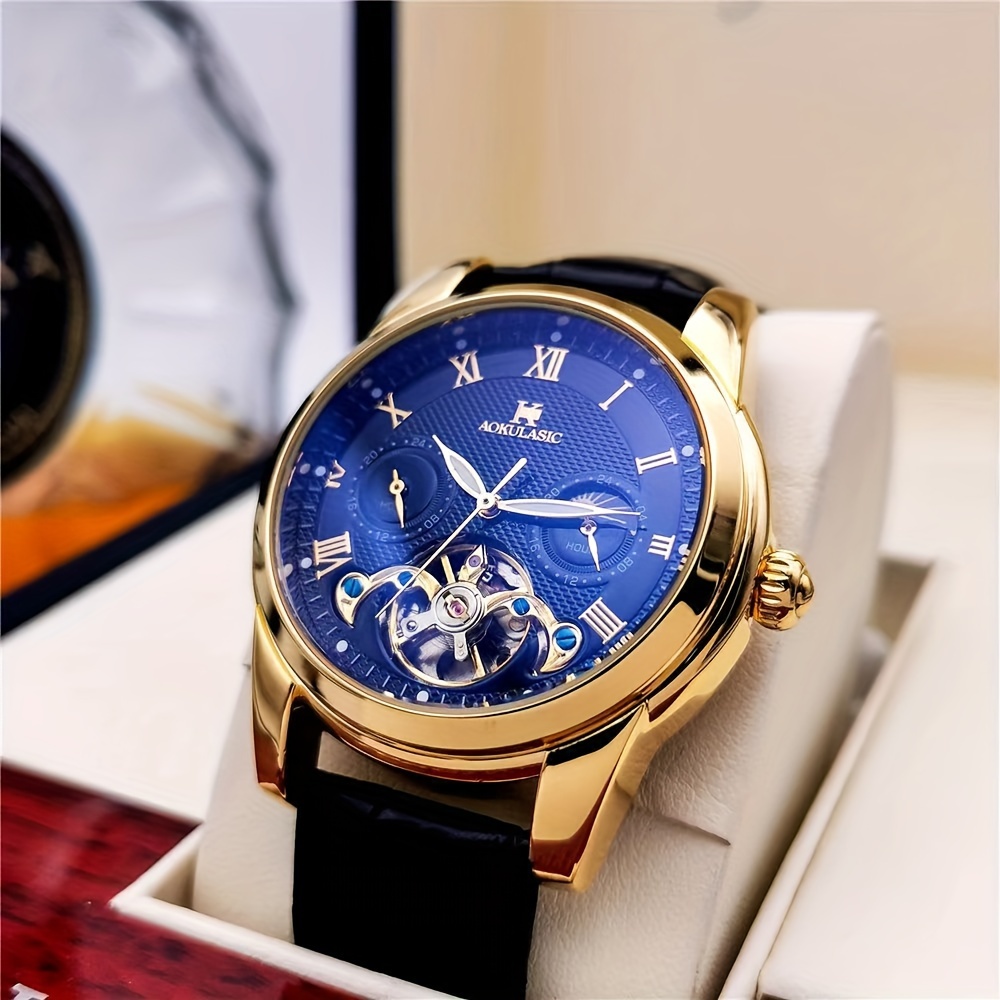 Tourbillon Movement Watch - Authentic High-End Watches for Men, Fully