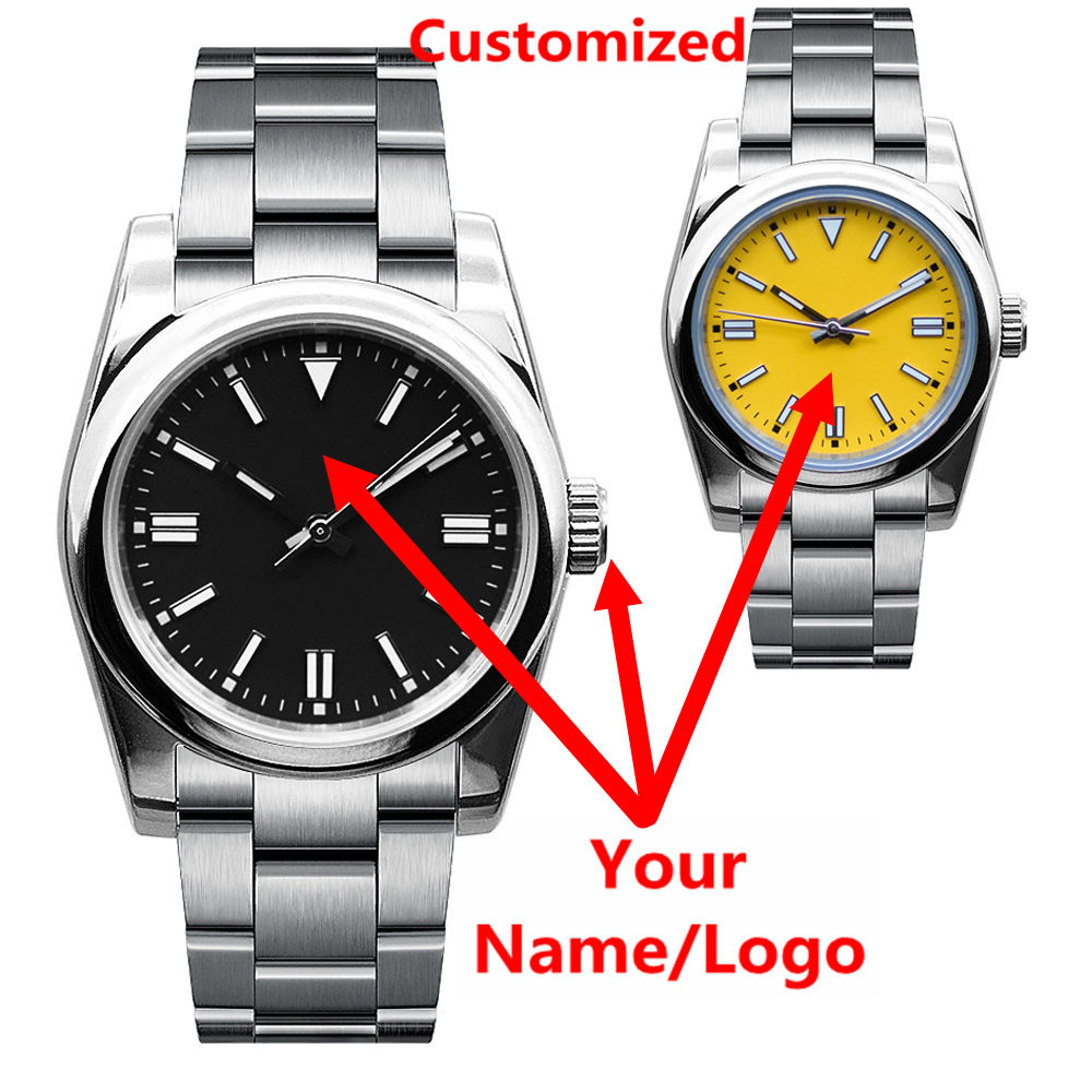 Luxury Watch Strap - Custom Logo Mens Watch Sapphire Luxury