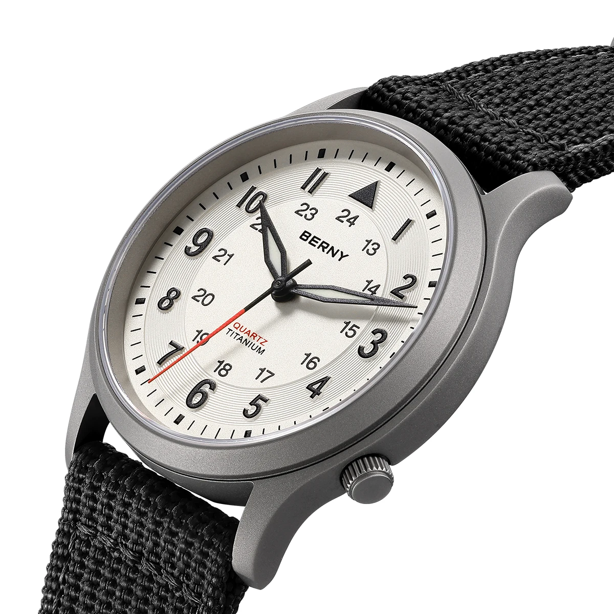 BERNY Titanium Watches for Men - огляд і ціна Field Watch Military