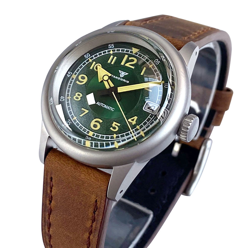 Custom New 36mm Double Domed S - огляд і ціна Automatic Pilot Watch