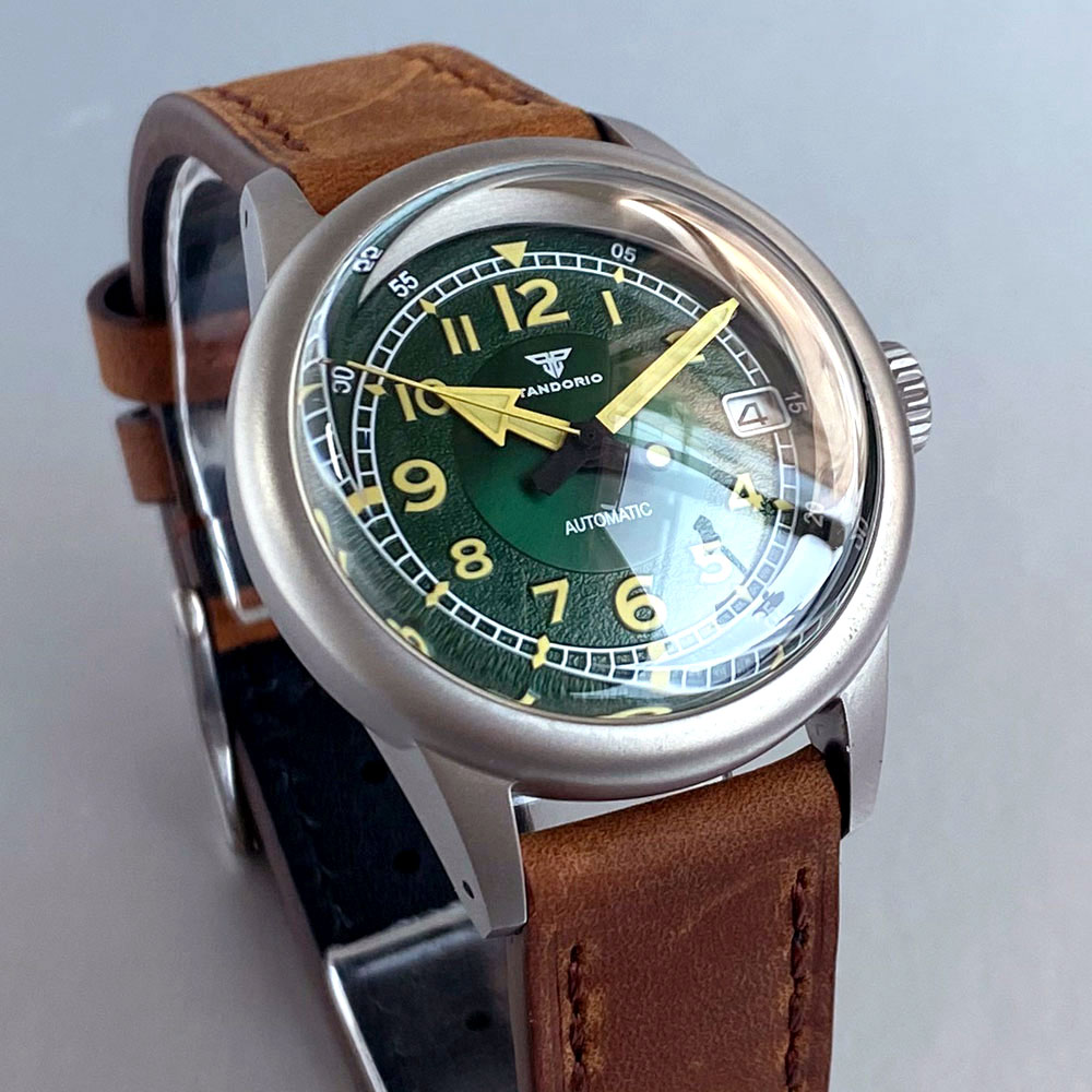 Custom New 36mm Double Domed S - огляд і ціна Automatic Pilot Watch