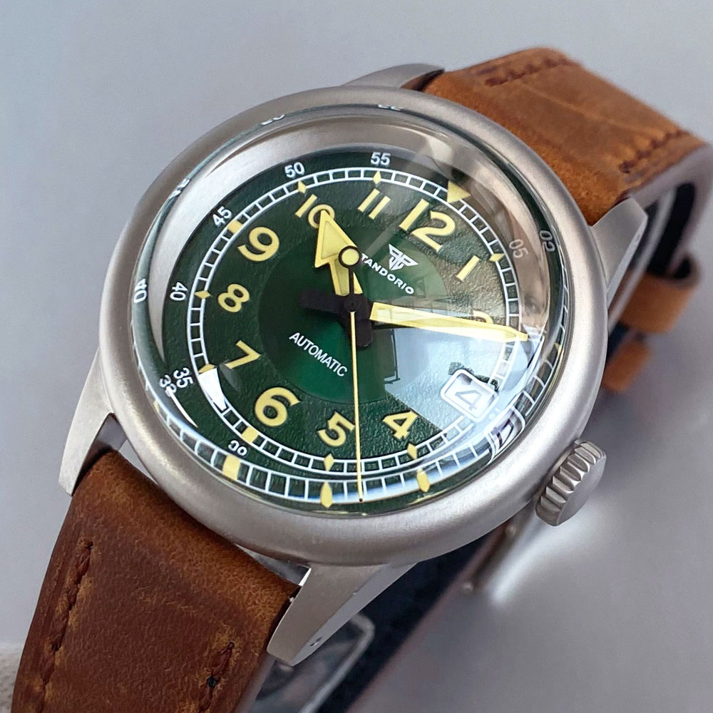 Custom New 36mm Double Domed S - огляд і ціна Automatic Pilot Watch