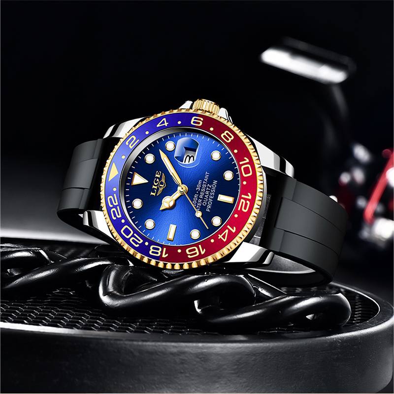 LIGE 2026 New Luxury Men Quart - огляд і ціна Luxury Watch Storage