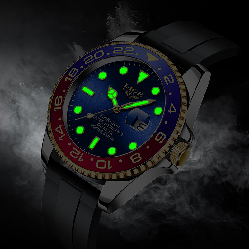 LIGE 2026 New Luxury Men Quart - огляд і ціна Luxury Watch Storage