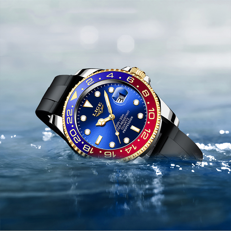 LIGE 2026 New Luxury Men Quart - огляд і ціна Luxury Watch Storage