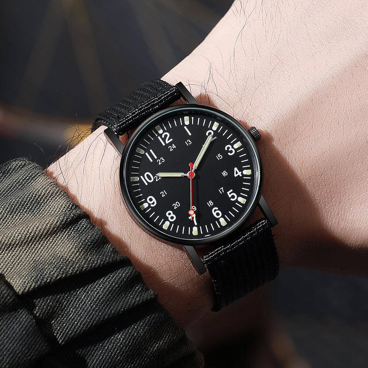 Men Watches Casual Nylon Band  - огляд і ціна Field Watch Military