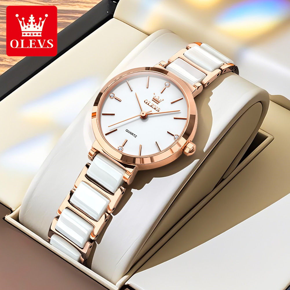 OLEVS Women Watch 5877 Luxury  - огляд і ціна Luxury Watch Strap