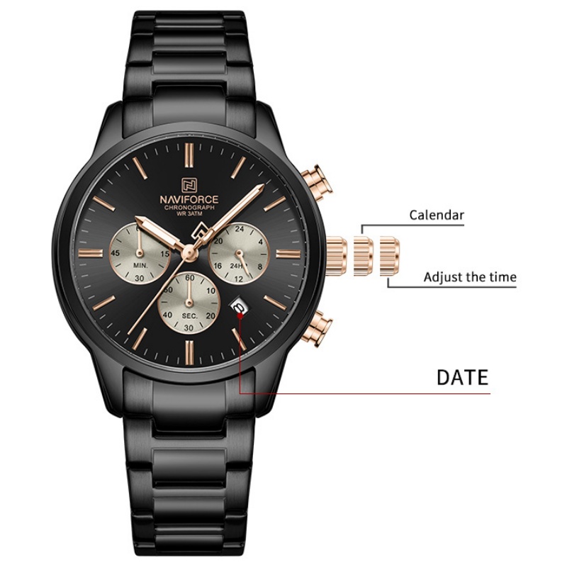 NAVIFORCE Men Quartz Chronogra - огляд і ціна Luxury Watch Design