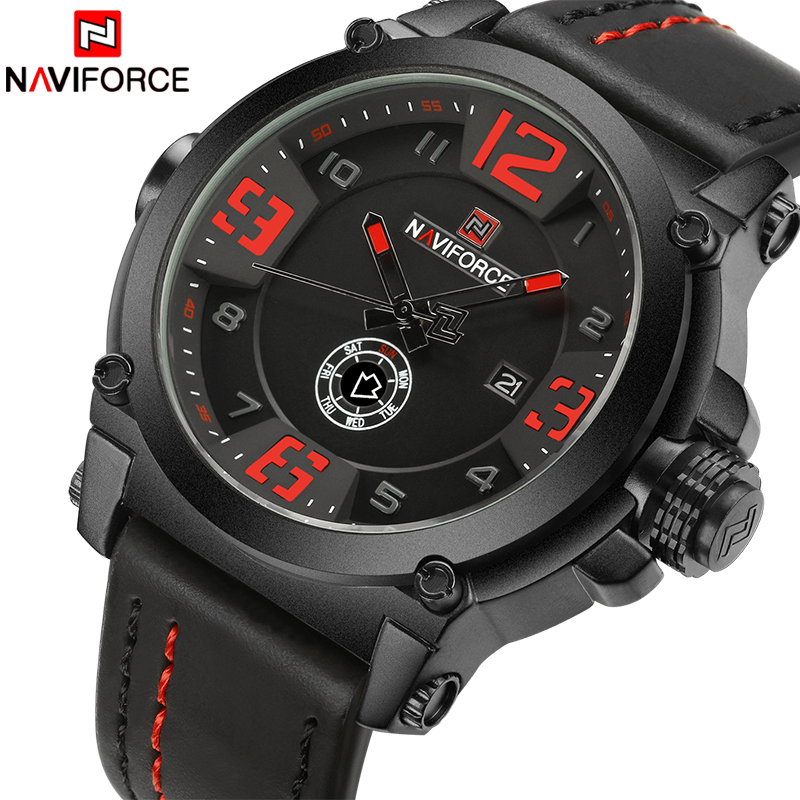 Top Brand Luxury NAVIFORCE Men - огляд і ціна Field Watch Military