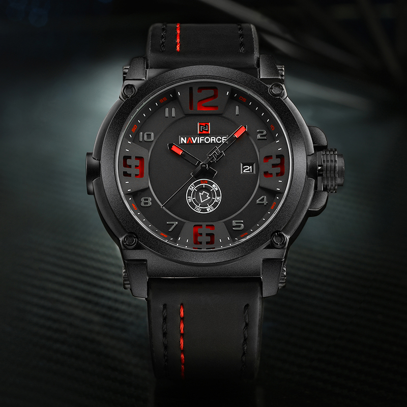 Top Brand Luxury NAVIFORCE Men - огляд і ціна Field Watch Military