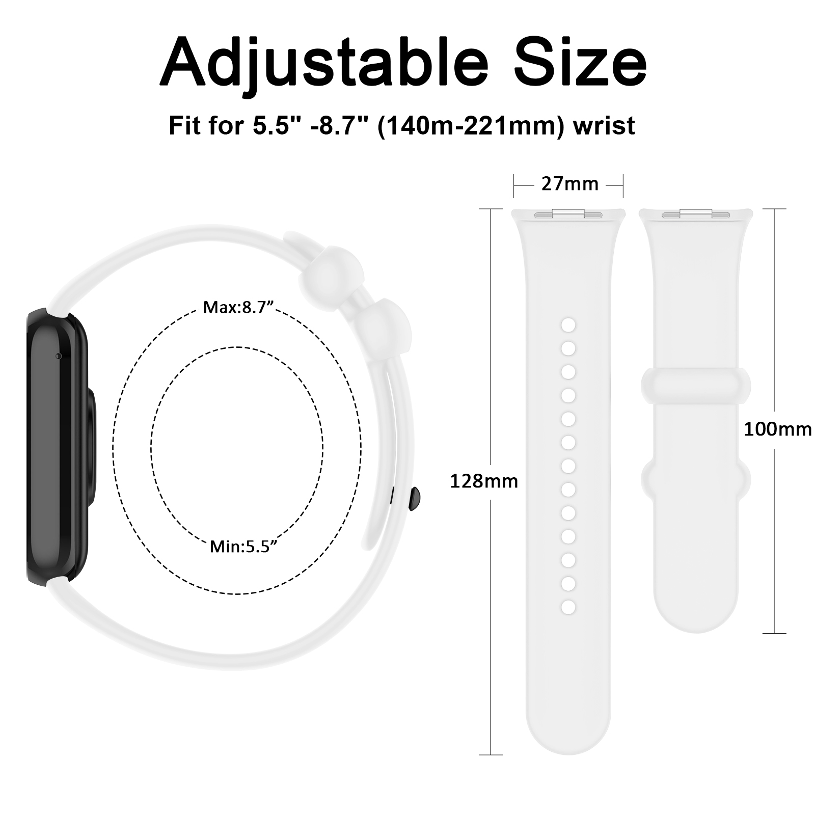Silicone Strap For Xiaomi Mi S - огляд і ціна Xiaomi Luxury Watch