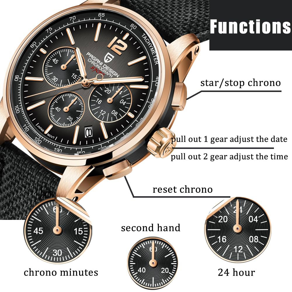 PAGANI DESIGN New Mens Watch 4 - огляд і ціна Luxury Watch Design