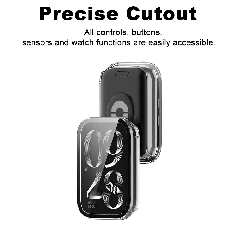 Glass+Case For Xiaomi Mi Band  - огляд і ціна Xiaomi Luxury Watch