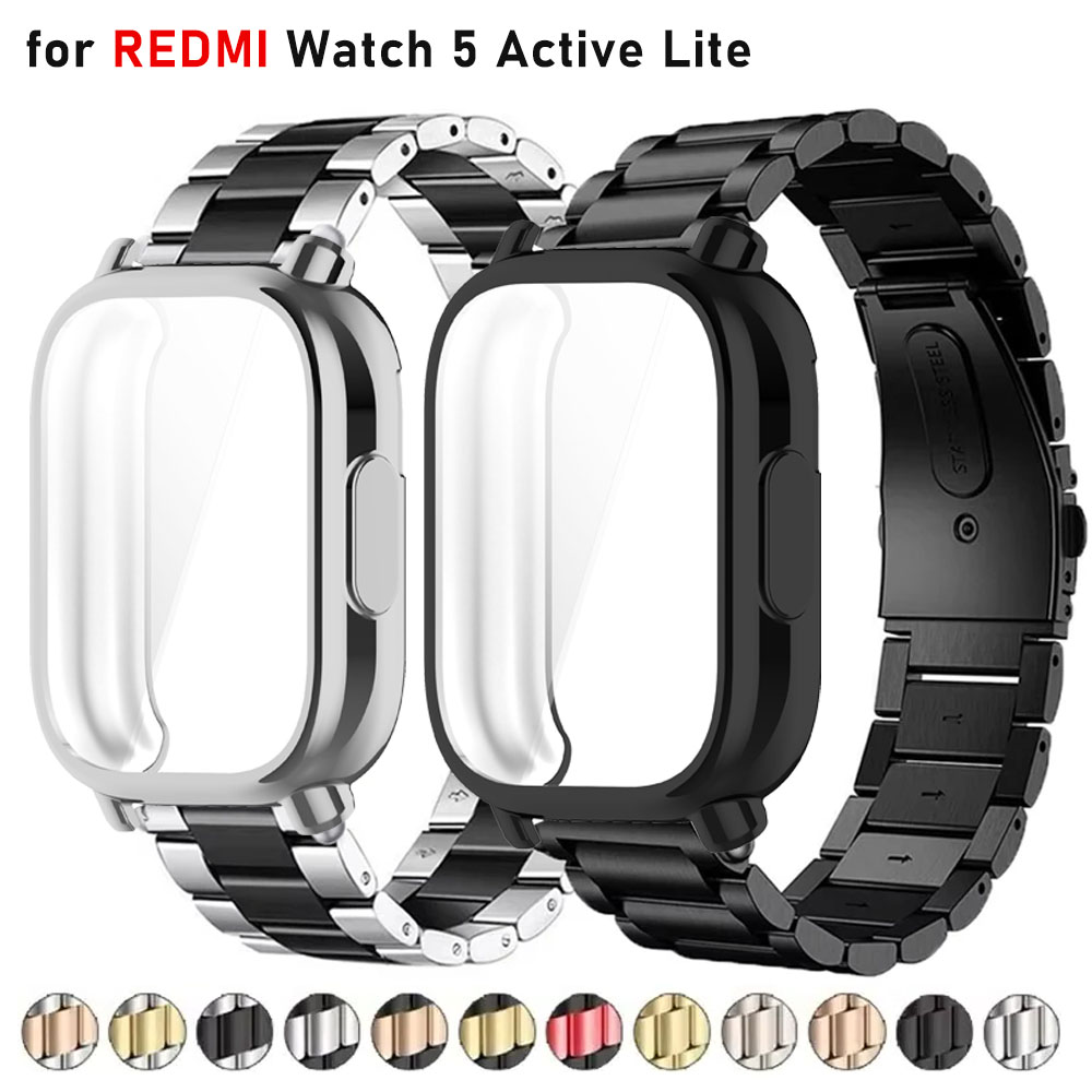 Case+Luxury Metal Strap For Re - огляд і ціна Xiaomi Luxury Watch