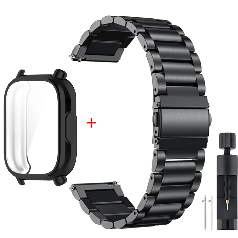 Case+Luxury Metal Strap For Re - огляд і ціна Xiaomi Luxury Watch