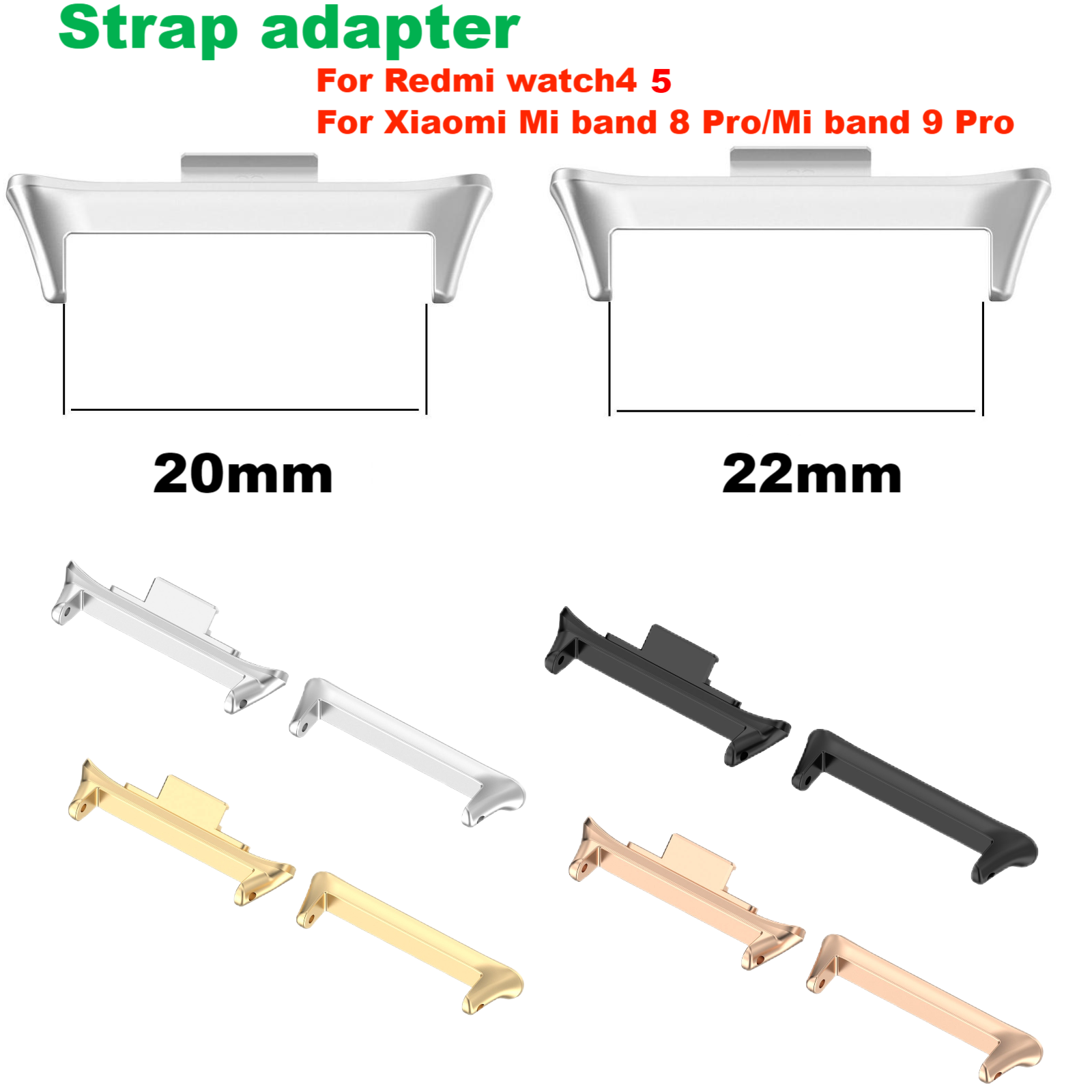 1 Pair Adapter for Redmi Watch - огляд і ціна Xiaomi Luxury Watch