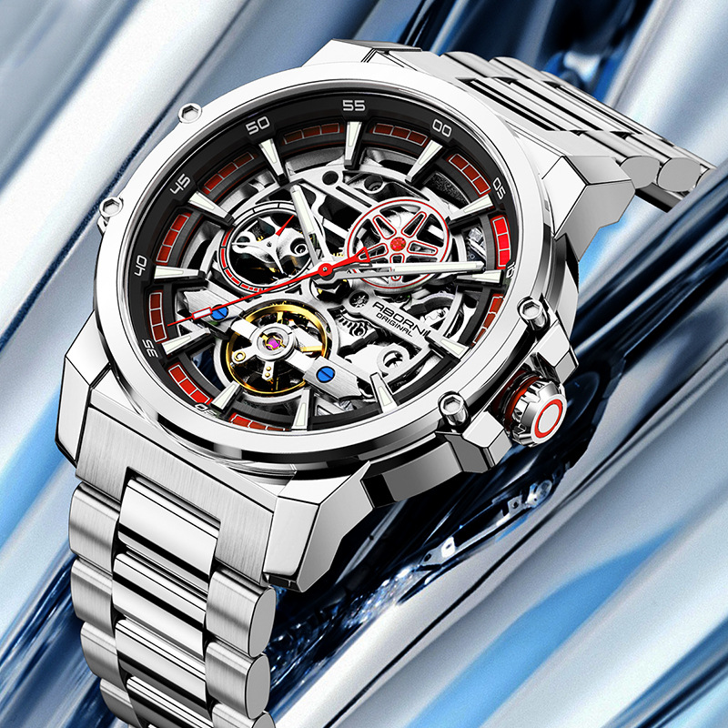 ABORNI 9039 Unique Design Skel - огляд і ціна Automatic Pilot Watch