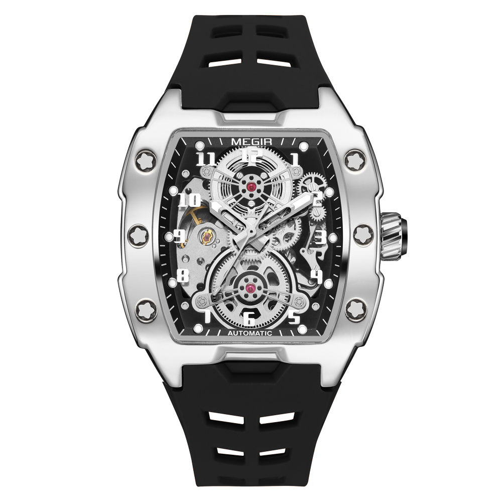 MEGIR Fashion Sport Alloy Case - огляд і ціна Tourbillon Movement Watch