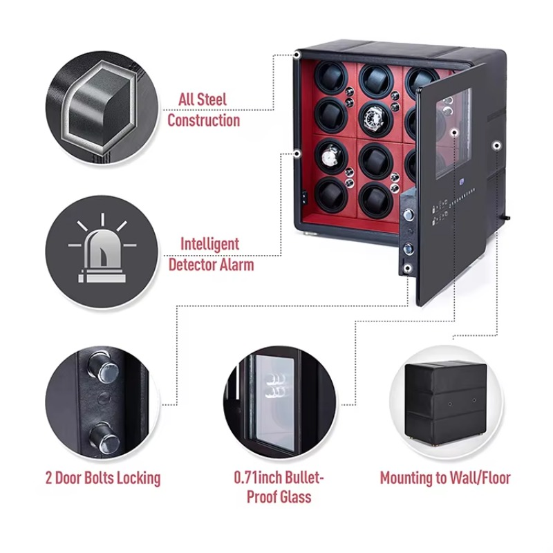 Luxury 12 Automatic Rotors and - огляд і ціна Luxury Watch Storage