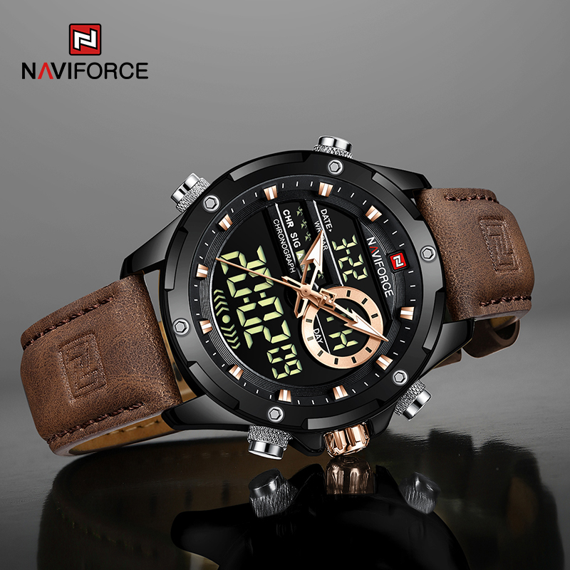 New NAVIFORCE Men Watches Quar - огляд і ціна Field Watch Military