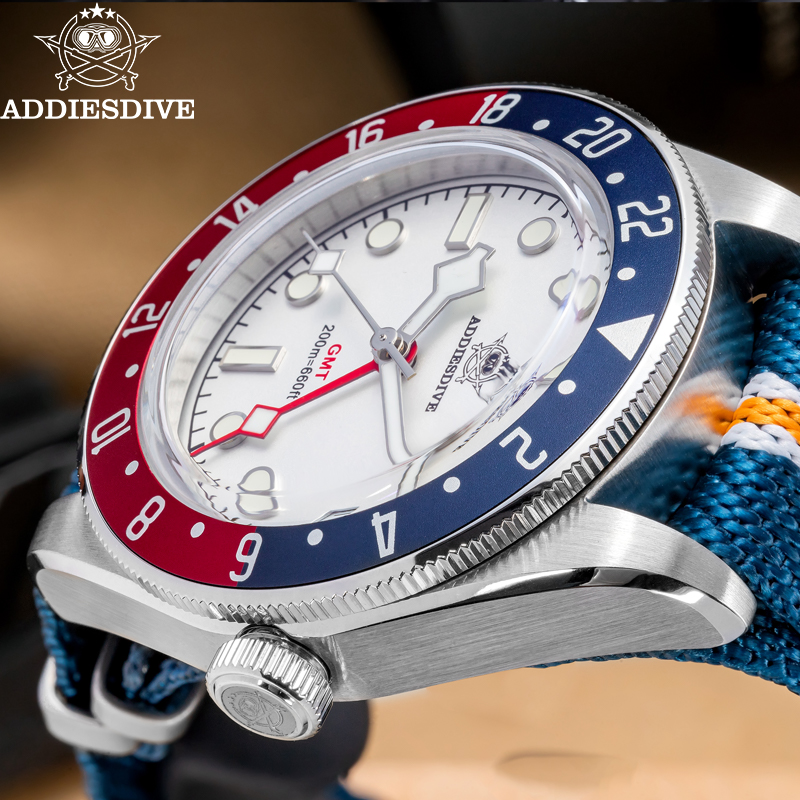 ADDIESDIVE 515-24H Dual Time Z - огляд і ціна Gmt Dual Timezone Watch