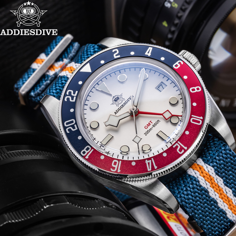 ADDIESDIVE 515-24H Dual Time Z - огляд і ціна Gmt Dual Timezone Watch