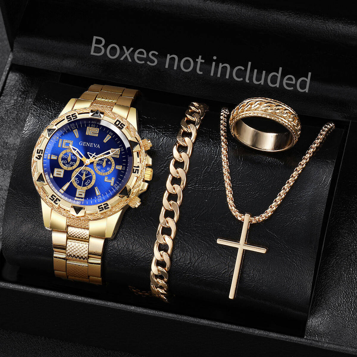 4PCS/Set Fashion Men Business  - огляд і ціна Luxury Watch Storage