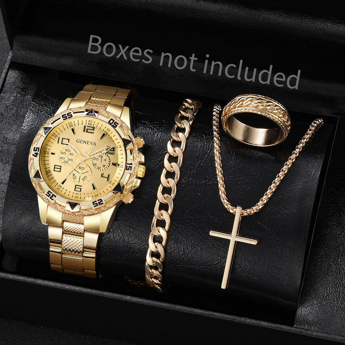 4PCS/Set Fashion Men Business  - огляд і ціна Luxury Watch Storage