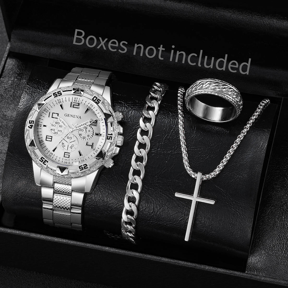 4PCS/Set Fashion Men Business  - огляд і ціна Luxury Watch Storage