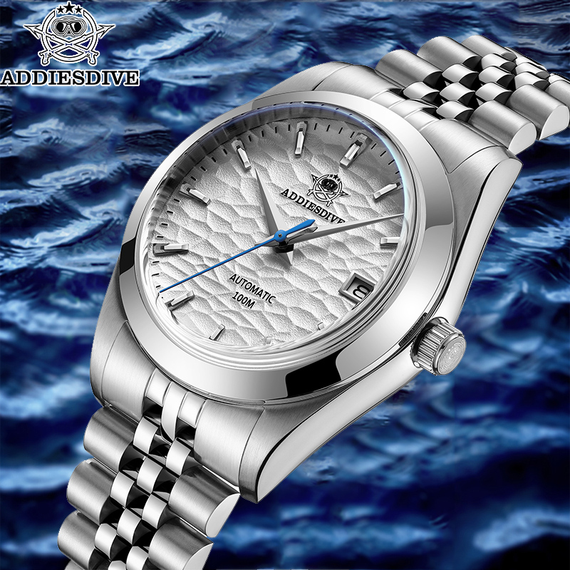 ADDIESDIVE AD2118 Automatic Me - огляд і ціна Luxury Watch Drawing