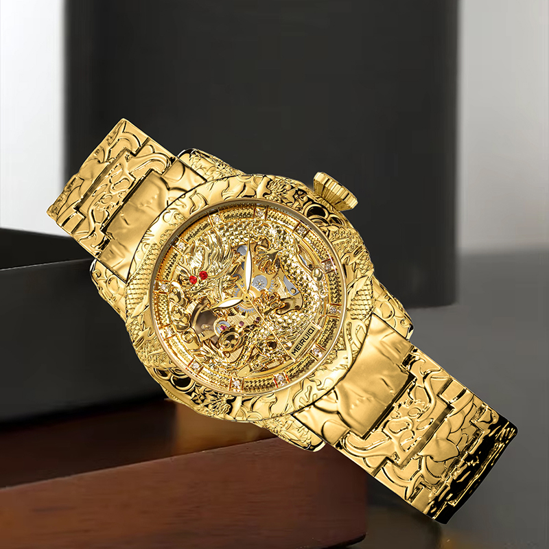 A Men's Yellow Business Style  - огляд і ціна Tourbillon Movement Watch