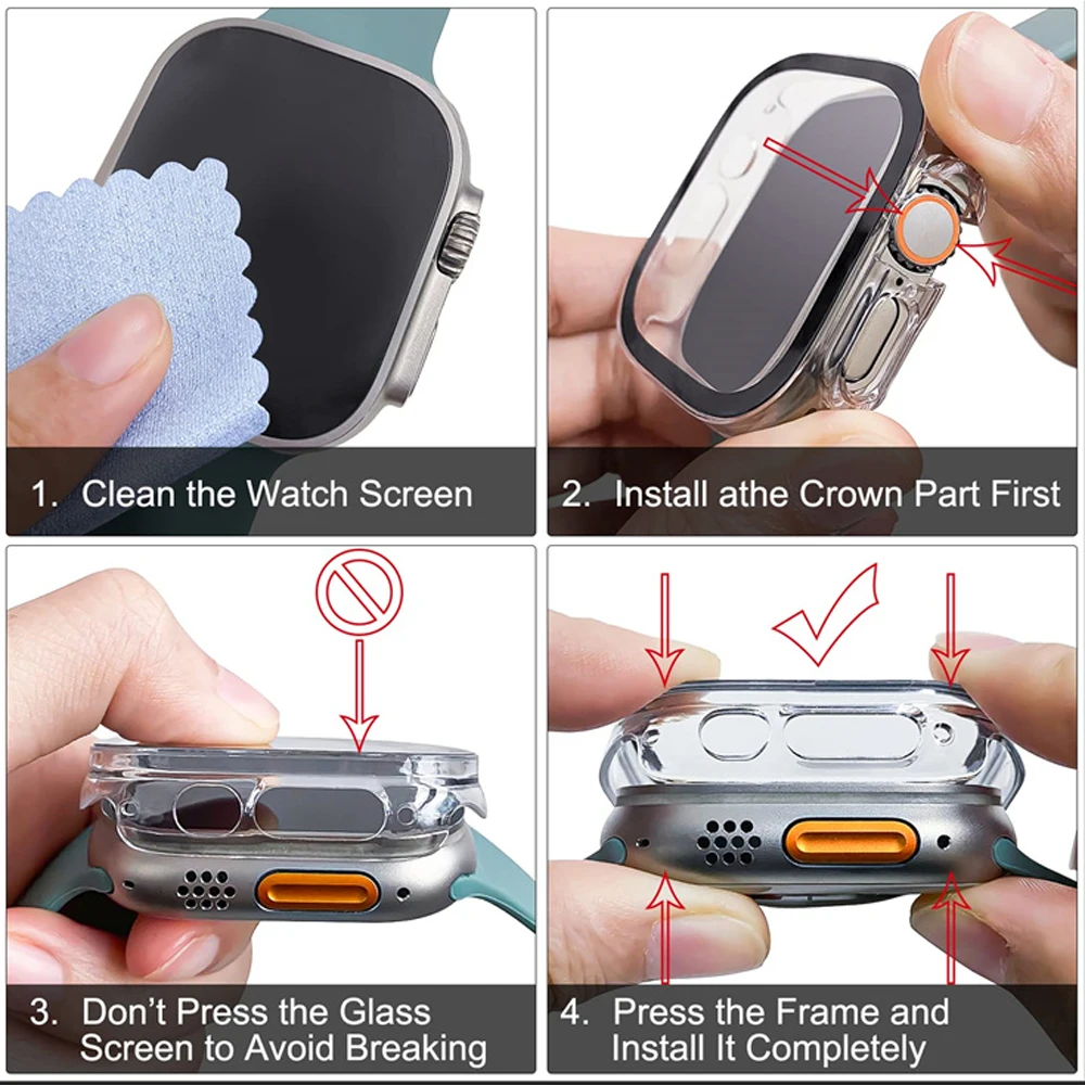 Glass+case For Apple Watch Ult - огляд і ціна Luxury Watch Storage