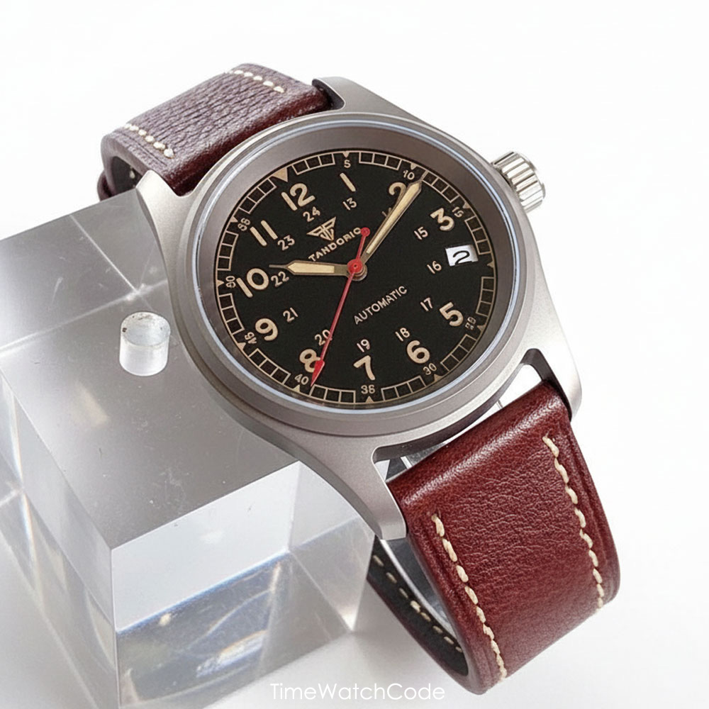 Customized Watch Titanium NH35 - огляд і ціна Automatic Pilot Watch