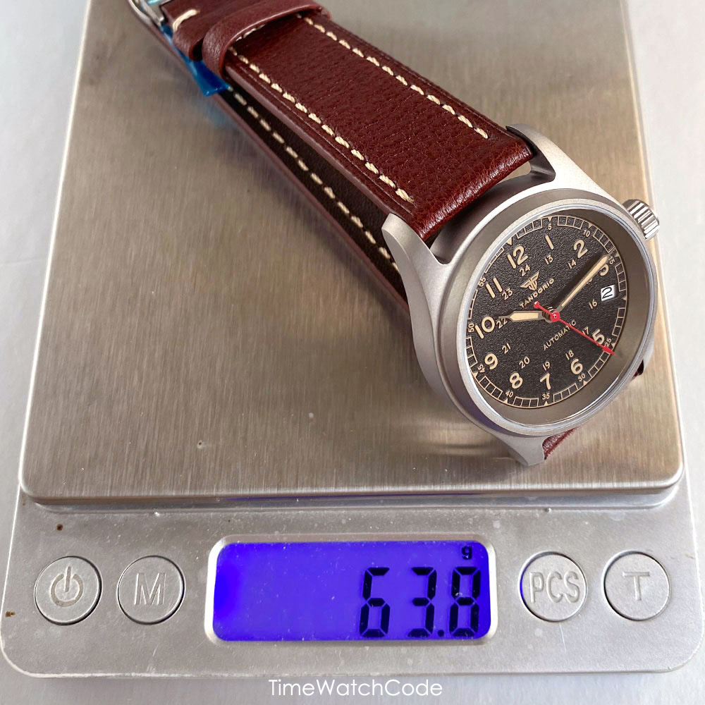 Customized Watch Titanium NH35 - огляд і ціна Automatic Pilot Watch