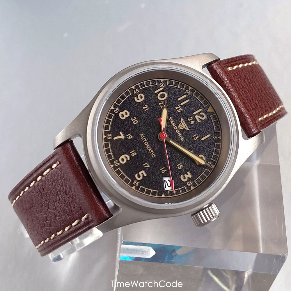 Customized Watch Titanium NH35 - огляд і ціна Automatic Pilot Watch